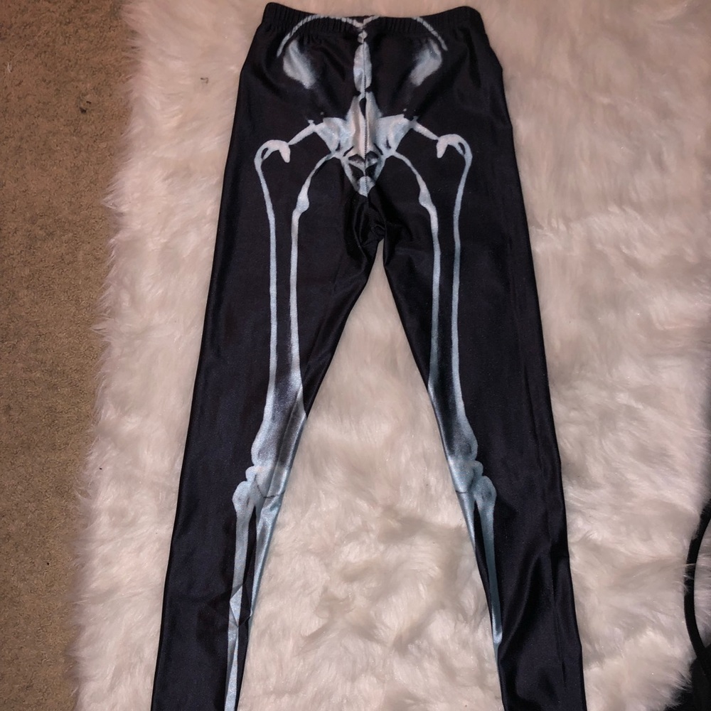 Skeleton leggings